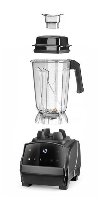 Blender barmański elektroniczny BPA free , HENDI, 2,5L, czarny, 230V/1680W, 220x240x(H)535mm