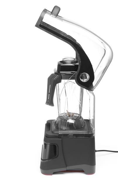 Cyfrowy blender barmański z obudową wyciszającą i kielichem 230V/1680W, 250x300x(H)546mm