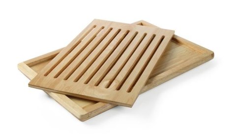 Deska do krojenia pieczywa,ciemne drewno, 475x322x20mm