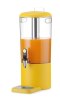 Dyspenser do soków, 8 l UNIQ, żółty, 318x216x(H)532mm