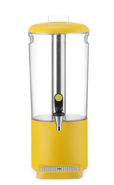 Dyspenser do soków, 8 l UNIQ, żółty, 318x216x(H)532mm