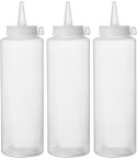Dyspensery do zimnych sosów - 3 szt, transparentny, o70x(H)240mm 700ml