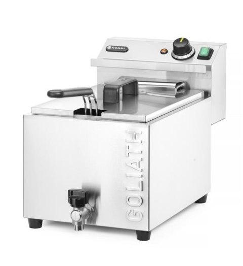 Frytownica XL z kranem spustowym GOLIATH,10L, 400V/10200W, 300x585x(H)392mm