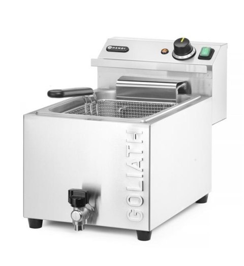 Frytownica XL z kranem spustowym GOLIATH,10L, 400V/10200W, 300x585x(H)392mm