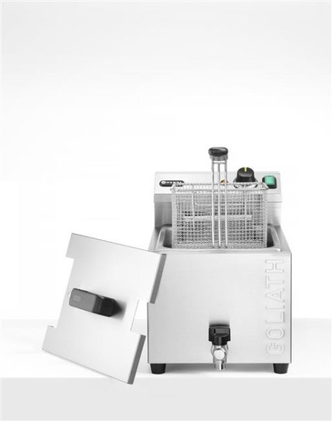 Frytownica XL z kranem spustowym GOLIATH,10L, 400V/10200W, 300x585x(H)392mm