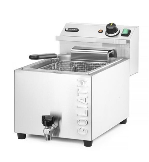 Frytownica XL z kranem spustowym GOLIATH,10L, 400V/10200W, 300x585x(H)392mm