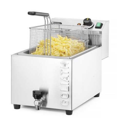 Frytownica XL z kranem spustowym GOLIATH,10L, 400V/10200W, 300x585x(H)392mm