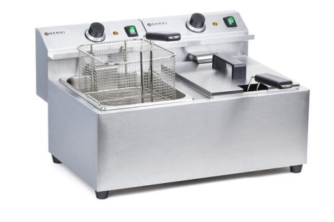 Frytownica MASTERCOOK - 2 x 8 l manualna 230V/7000W, 605x460x(H)369mm