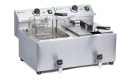 Frytownica MASTERPRO z kranem spustowym - 2 x 8L 230V/7000W, 610x515x(H)369mm
