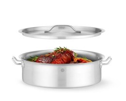 Garnek niski z pokrywką, 10,8L, ⌀360x(H)139mm