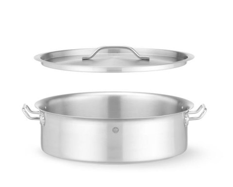 Garnek niski z pokrywką, 10,8L, ⌀360x(H)139mm