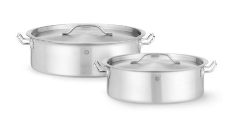 Garnek niski z pokrywką, 10,8L, ⌀360x(H)139mm