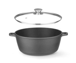 Garnek z powłoką nieprzywierającą 7,5L, czarny, 387x310x(H)130mm