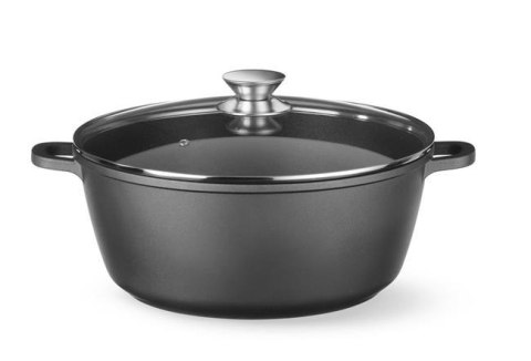 Garnek z powłoką nieprzywierającą 7,5L, czarny, 387x310x(H)130mm