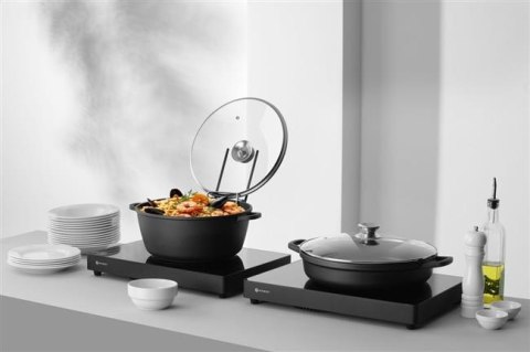 Garnek z powłoką nieprzywierającą 7L, czarny, 367x290x(H)122mm