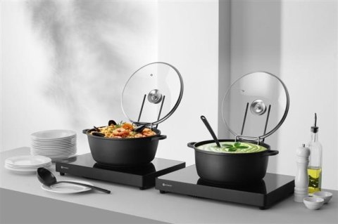 Garnek z powłoką nieprzywierającą 7L, czarny, 367x290x(H)122mm