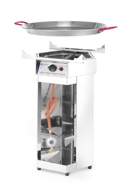 Grill gazowy FIESTA 600 4,8kW, 600x600x(H)870mm