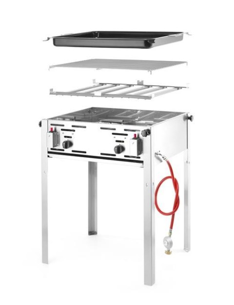 Grill gazowy Grill-Master Maxi, HENDI, 11,6kW, 650x540x(H)840mm