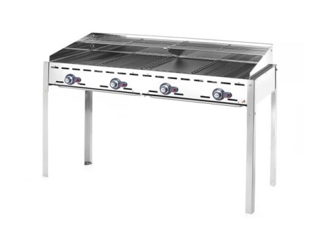 Grill gazowy Green Fire Profi Line 4-palnikowy, 22kW, 1400x612x(H)825mm