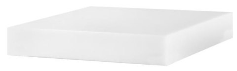 Kloc masarski z polietylenu bez podstawy 500x400x(H)80mm