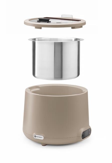 Kociołek do zupy 8L beżowy HENDI UNIQ