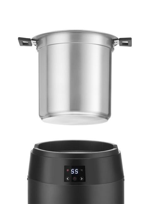 Kociołek do zupy 10L Waterless Hendi Panel cyfrowy