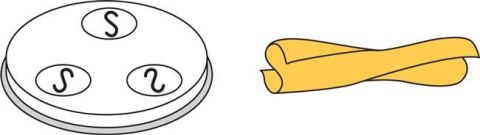 Końcówka do urządzenia do makaronu MPF2,5/4 - LE CASERECCE Wariant podstawowy