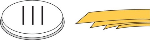 Końcówka do urządzenia do makaronu MPF2,5/4 - PAPPARDELLE Wariant podstawowy