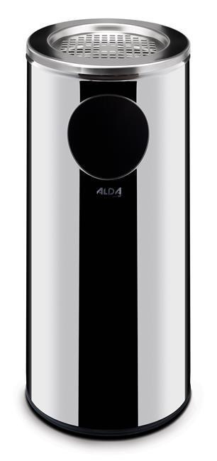 Kosz stojący z popielnicą 33L, ⌀240x(H)660mm