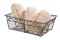 Koszyk Deco prostokątny czarny 230x150x80 mm