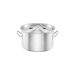 Garnek średni z pokrywką, stalowy, Gredil, Ø 160 mm, V 1.9 l