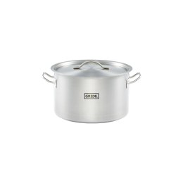 Garnek średni z pokrywką, stalowy, Gredil, Ø 280 mm, V 11.1 l