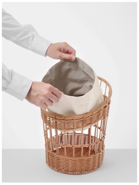 Kosz ekspozycyjny na bagietki 305x320x(H)350mm