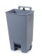 Kosz na śmieci, HENDI, 120L, jasnoszary, 510x425x(H)875mm