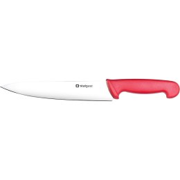 Nóż kuchenny, HACCP, czerwony, L 220 mm