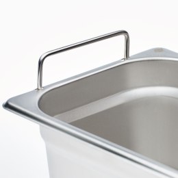 Pojemnik stalowy z uchwytami Gredil, GN 1/6, H 150 mm