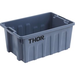 Pojemnik transportowy do żywności bez pokrywy, szary, Gredil, V 40 Ll