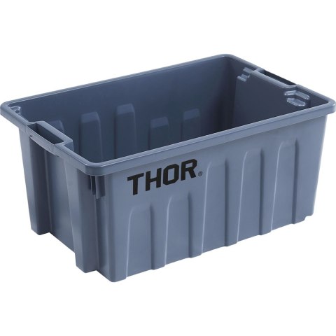 Pojemnik transportowy do żywności bez pokrywy, szary, Gredil, V 40 Ll