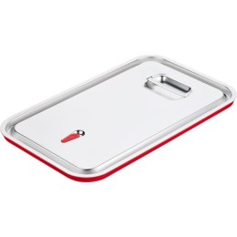 Pokrywka stalowa z uszczelką do pojemników, GN 1/4, Gredil