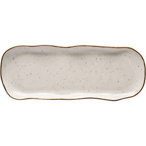 Pólmisek-taca, kolor beżowy, Stone Age, L 350 mm