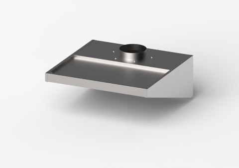 Okap do niskich pomieszczeń, skręcany, Gredil, 1010x1000x400 mm