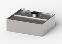 Okap skrzyniowy, skręcany, Gredil, 1210x1000x400 mm