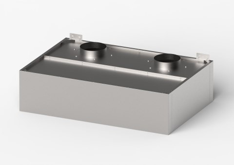 Okap skrzyniowy, skręcany, Gredil, 1510x1000x400 mm