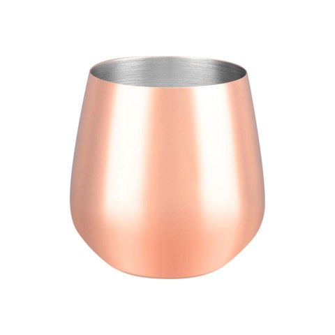 Szklanka stalowa, miedziana do serwowania, V 0.45 l