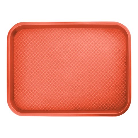 Taca fast food, czerwona, Gredil, 305x410 mm