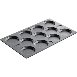 Blacha nieprzywierająca na omlety i placki na 11 sztuk, GN 1/1