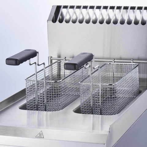 Frytownica dwukomorowa gazowa, 400x700, 12.0 kW, G30/37 mbar