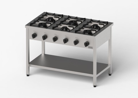 Kuchnia gazowa, Gredil, skręcana, 1200x700x850 mm, P 33.5 kW, G30/37 mbar