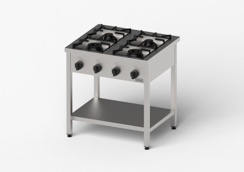 Kuchnia gazowa, Gredil, skręcana, 800x700x850 mm, P 21 kW, G30/37 mbar