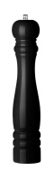 Młynek do pieprzu drewniany, czarny, ⌀60x(H)315mm